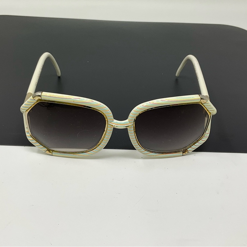 Ted Lapidus VINTAGE 1970’s Original France eyeglasses Sunglasses frame scratched